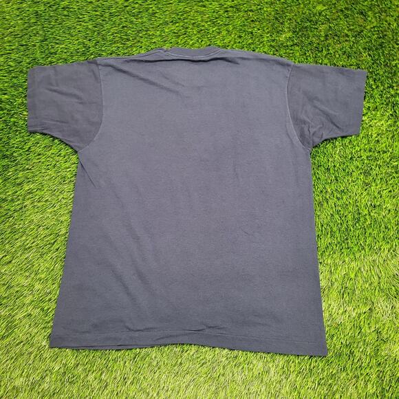 Vintage 90s Police Department NY Shirt XL 21x26 Navy-Blue USA - Picture 2 of 12